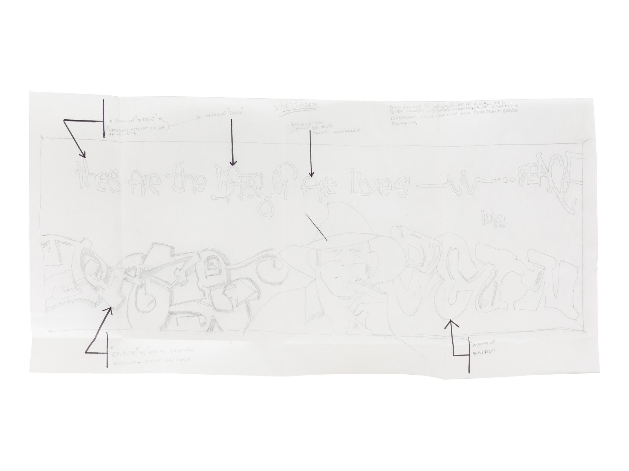 Crazy , together with original artist concept sketch