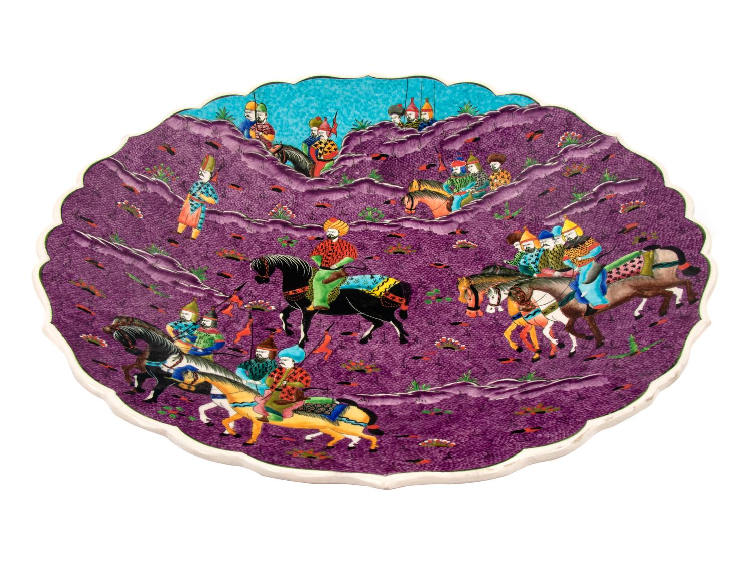 Two Turkish Ceramic Platters