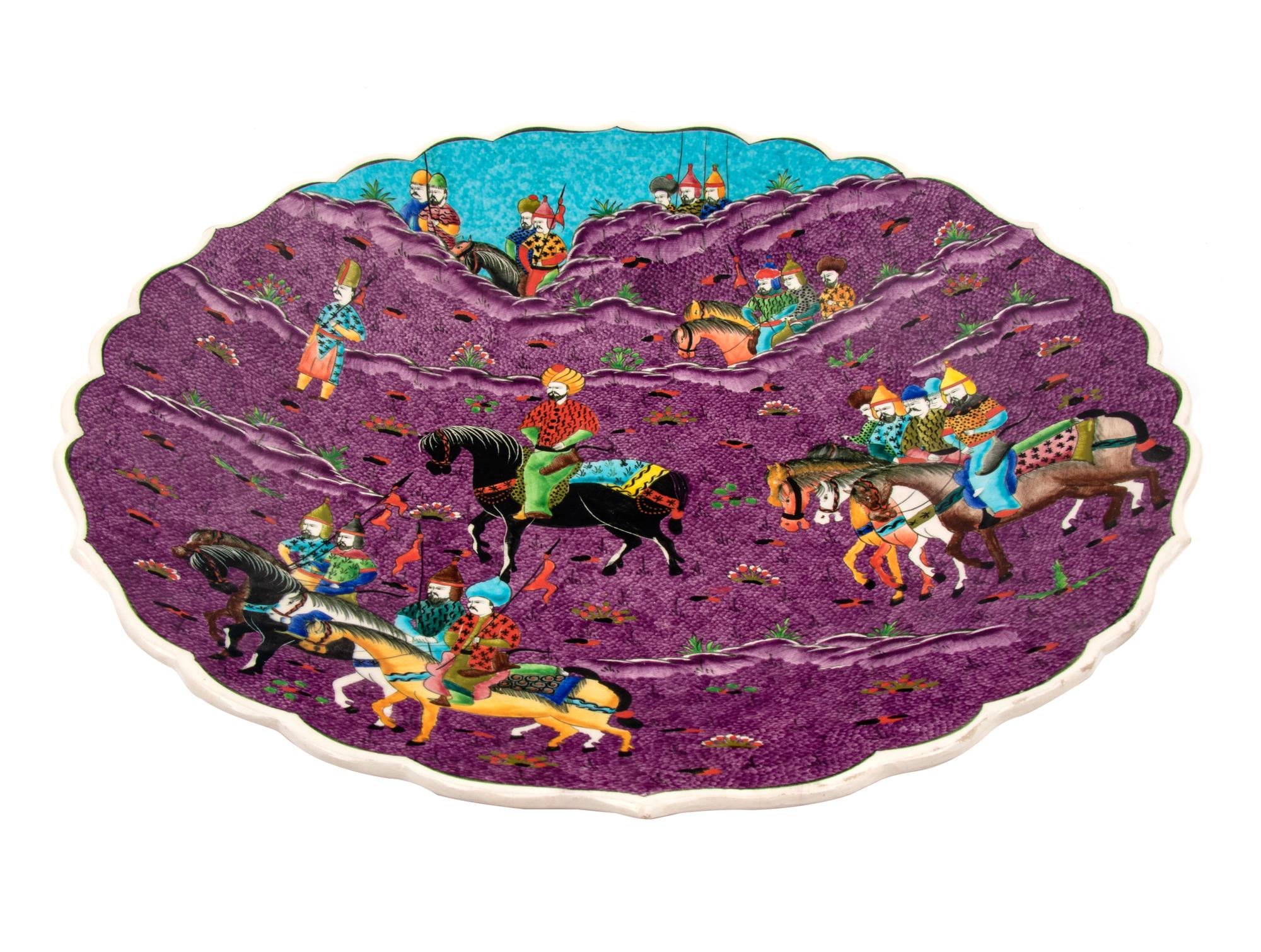 Two Turkish Ceramic Platters