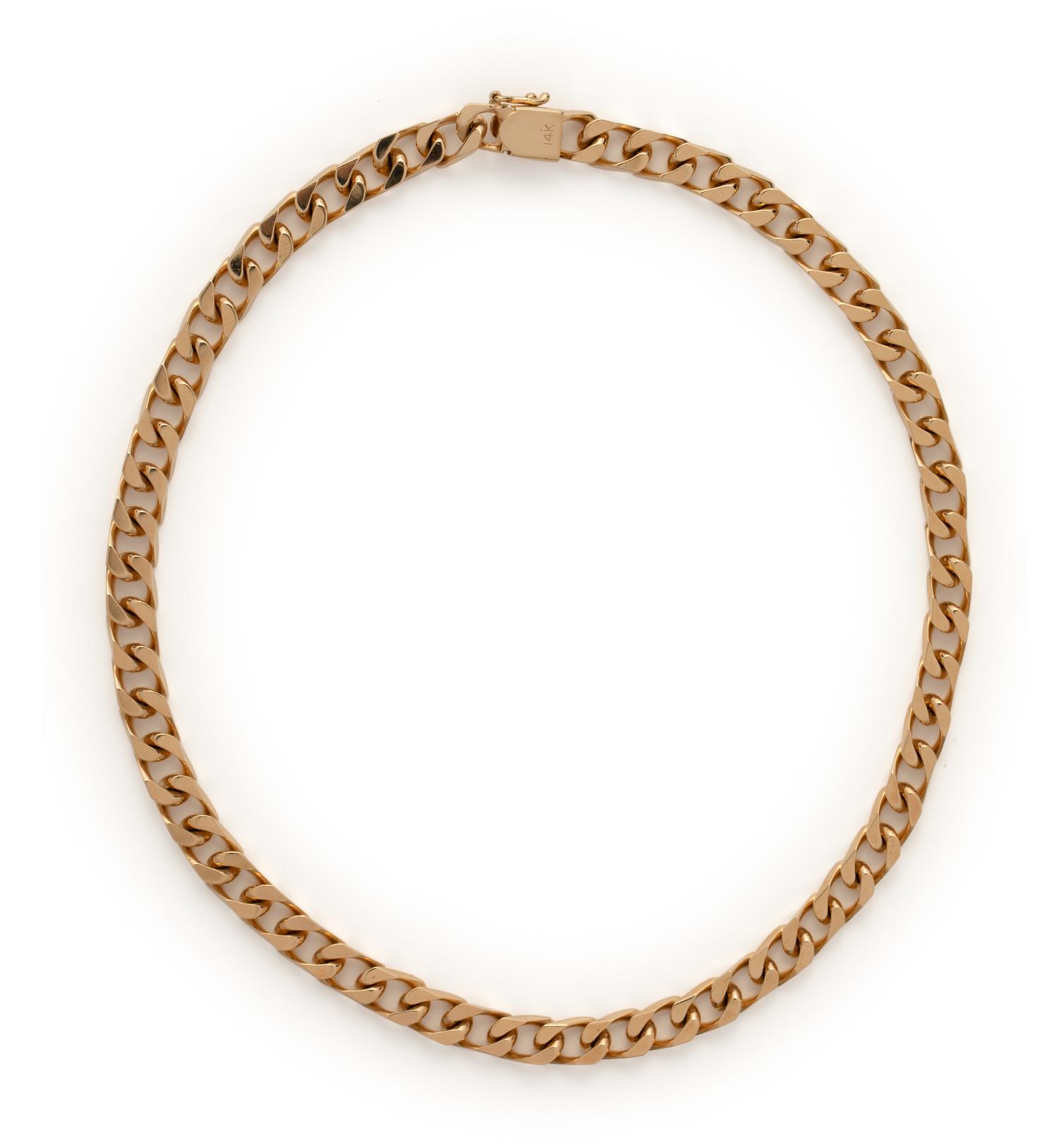 YELLOW GOLD NECKLACE