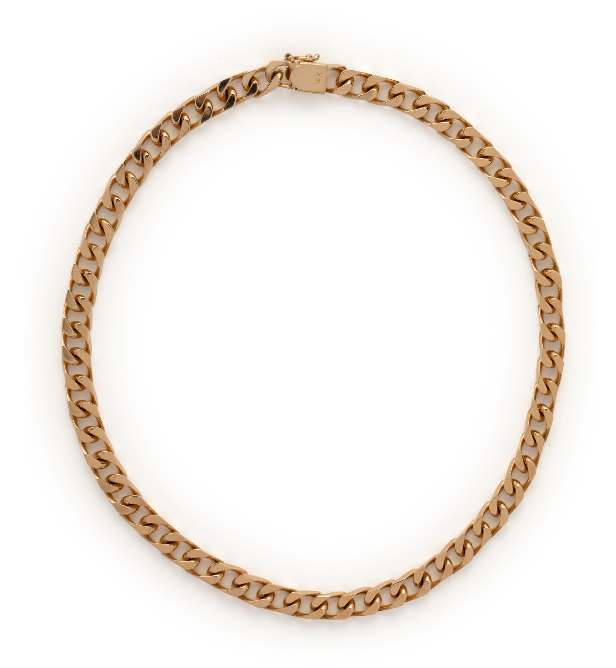 YELLOW GOLD NECKLACE