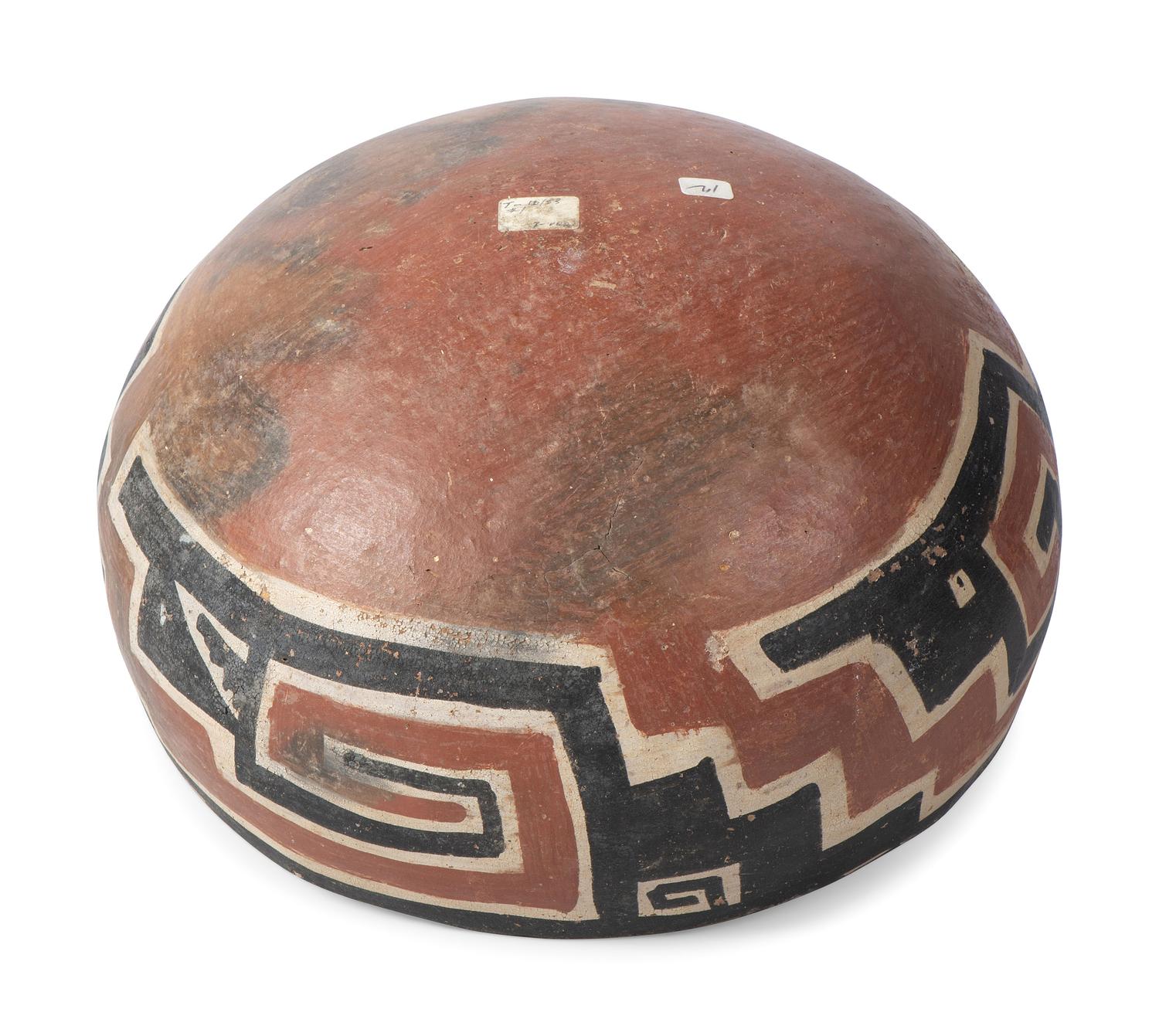Salado Culture, Tonto Polychrome Pottery Bowl