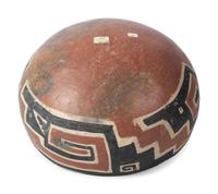 Salado Culture, Tonto Polychrome Pottery Bowl