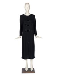 Pierre Cardin Haute Couture Dress with Vinyl Accents