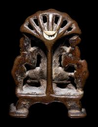 A Small Indian Bronze Figure of Ganesha