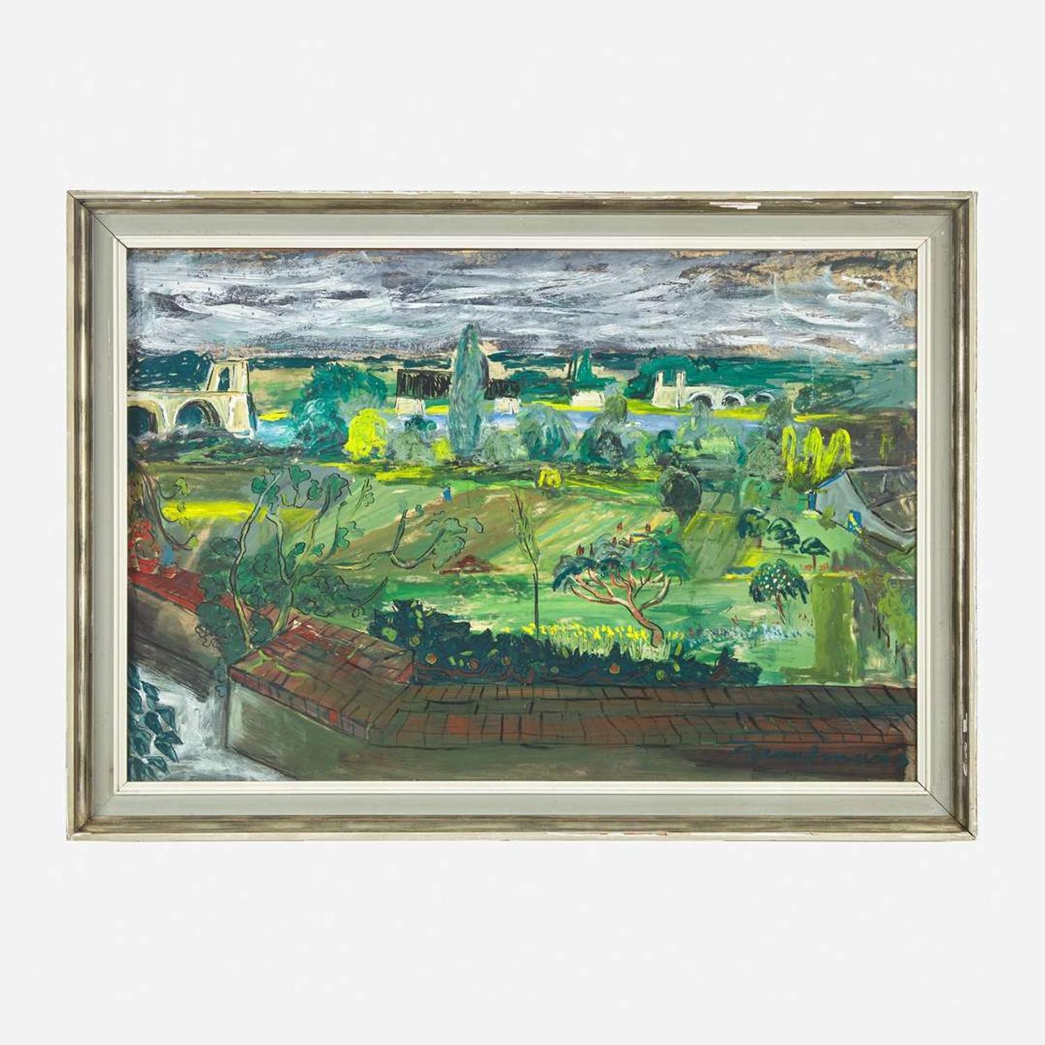 Ludwig Bemelmans (American, 1898–1962) The Loire from The Garden of Marcel Achard