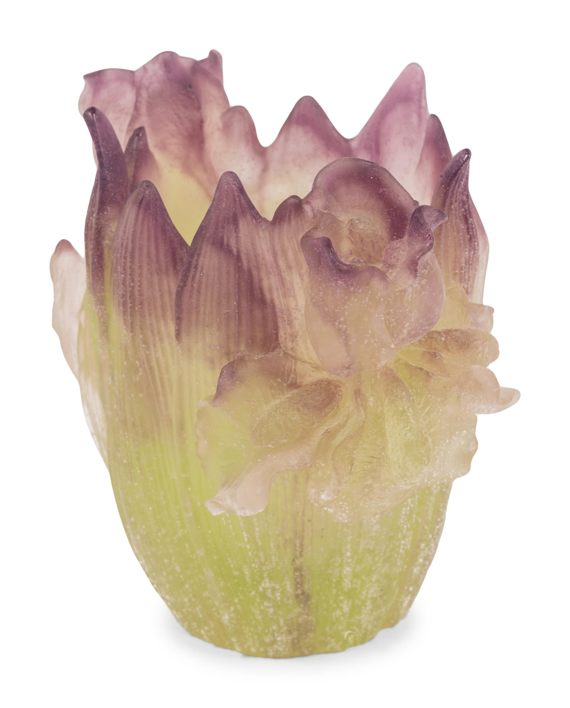 A Daum Pate-de-Verre Vase