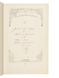 [SCORESBY, William]. Seven log-books concerning the Arctic voyages of Captain William Scoresby, senior, of Whitby, England . New York: The Explorer's Club, 1916-1917.