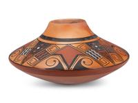 Polychrome Pottery Vase