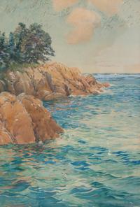 Charles George Copeland, (American, 1858-1945), Untitled (Woods)