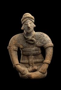 A Colima Seated Figure