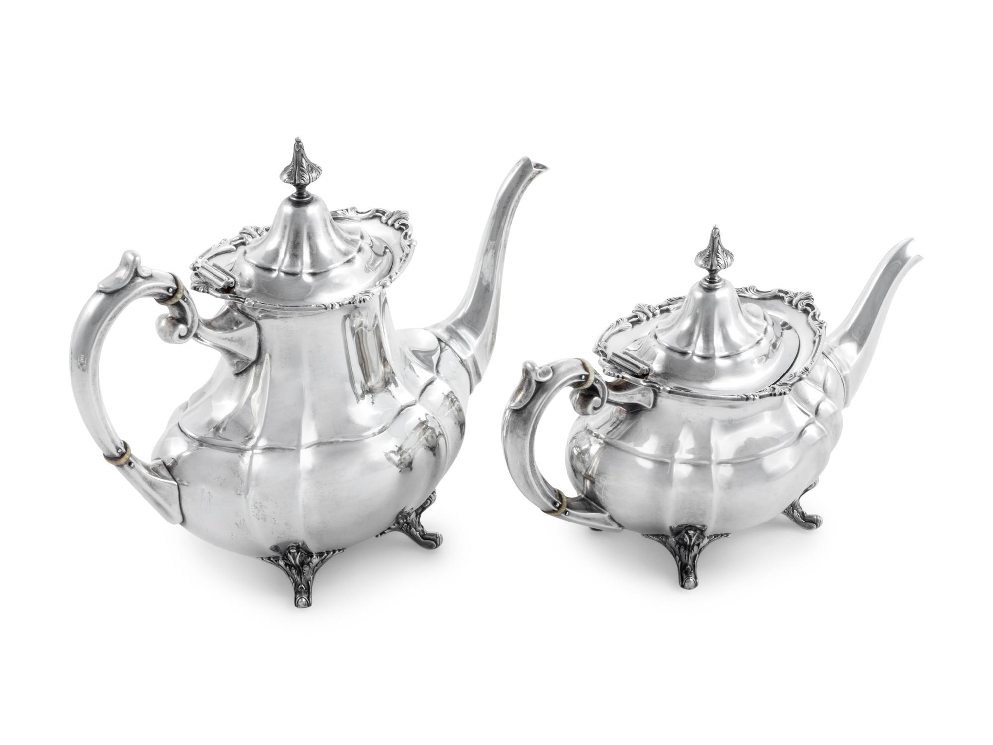 An American Silver Five-Piece Tea and Coffee Service