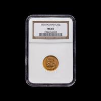[POLAND] A 1925 10 Zloty Gold Coin [NGC MS65]