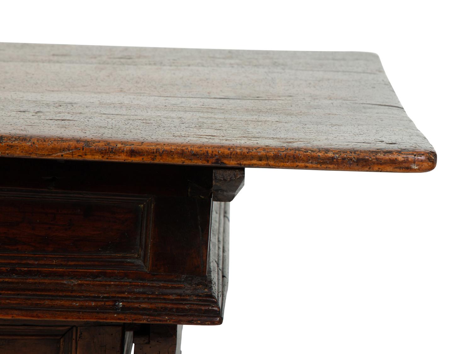 An English Jacobean Style Oak Table — 18TH CENTURY