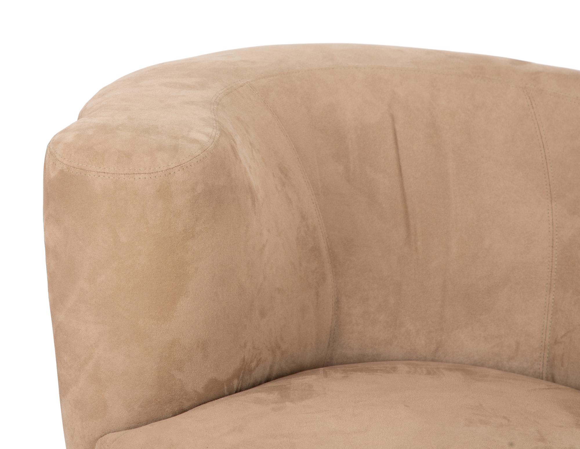 Pair of Nautilus or Cork Screw Swivel Lounge Chairs — LATE 20TH/EARLY 21ST CENTURY