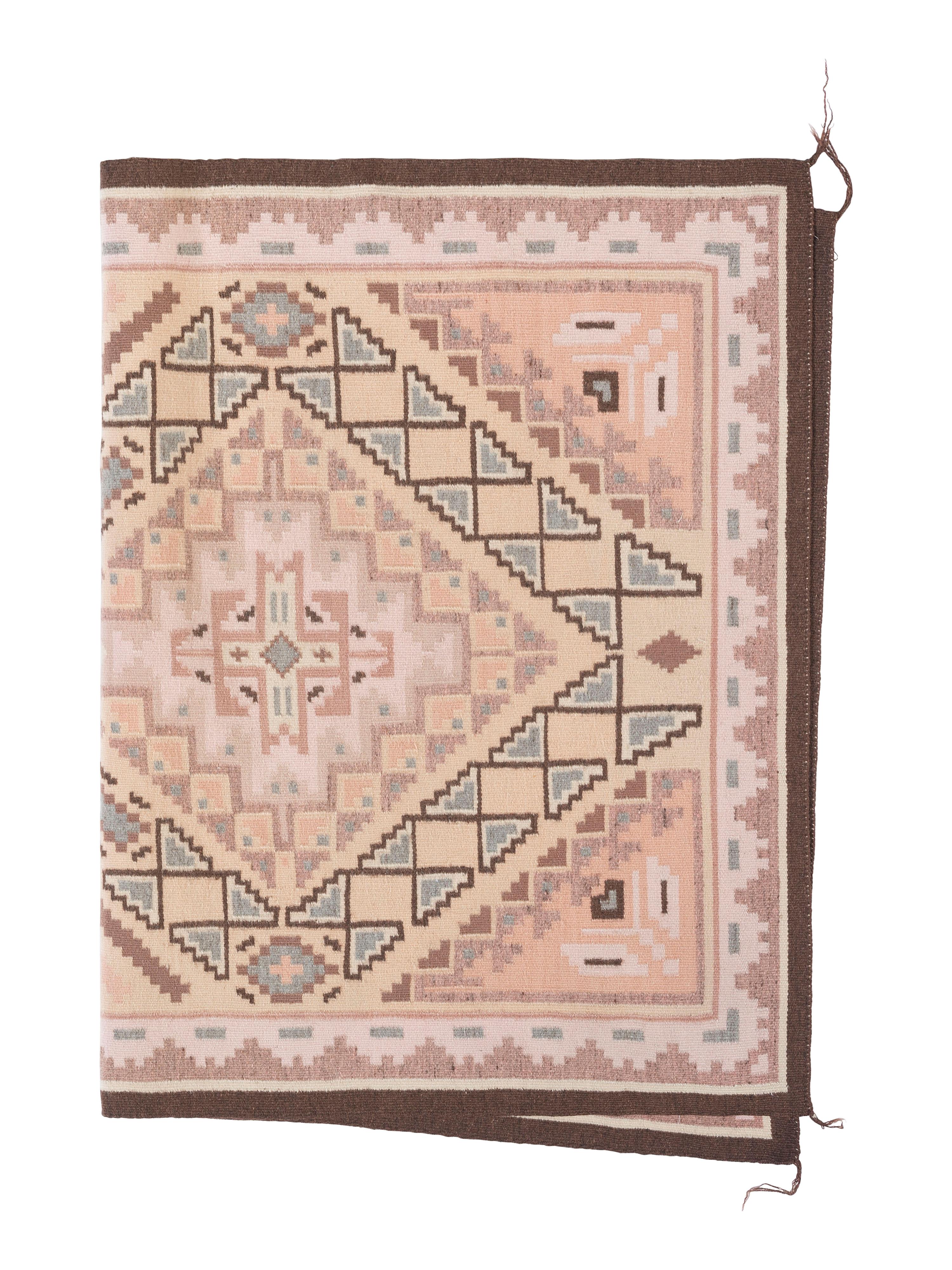 Navajo Two Grey Hills Weaving / Rug