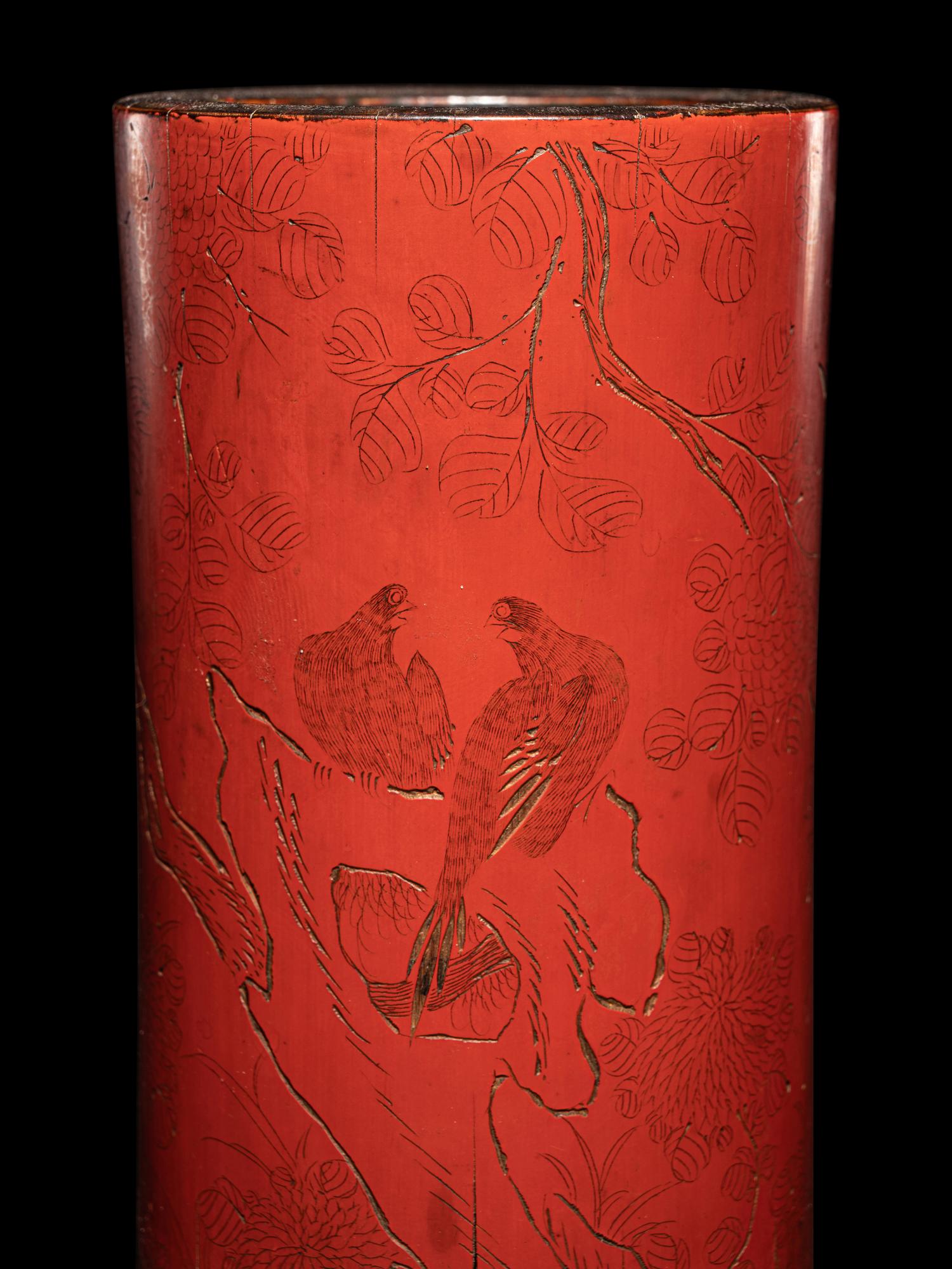 Four Chinese Brushpots, Bitong