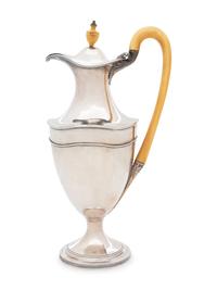 A George III Silver Wine Ewer
