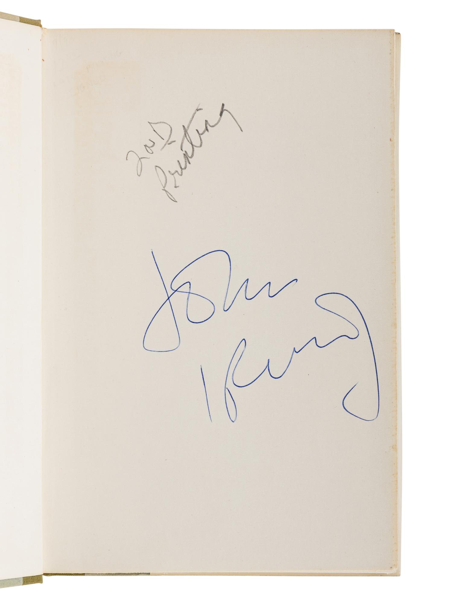 IRVING, John (b. 1942). A group of 5 works by Irving, MOST SIGNED, comprising: