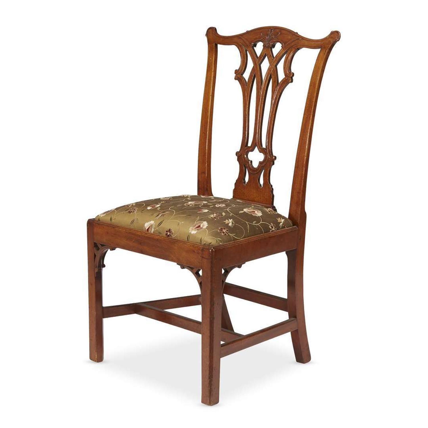 Chippendale carved mahogany side chair Philadelphia, PA, late 18th century