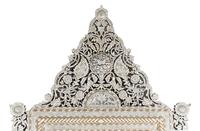 Two Large Levantine Mother-of-Pearl Inlaid Mirrors