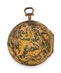 British, Pair Cased Open Face Verge Pocket Watch