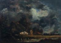 Leon Richet, (French, 1847-1907), Before the Storm