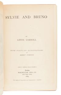 DODGSON, Charles Lutwidge ("Lewis Carroll") (1832-1898). Sylvie and Bruno. London: Macmillan and Co., 1889.