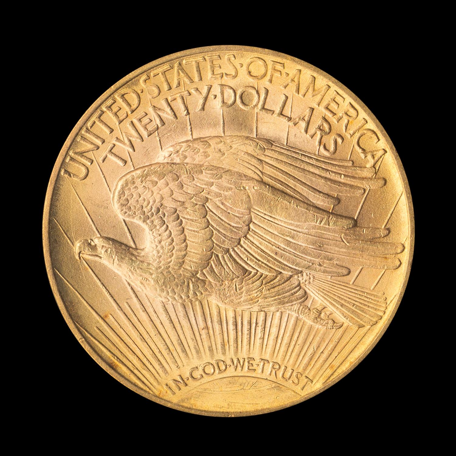 A United States 1920 St. Gaudens $20 Gold Coin