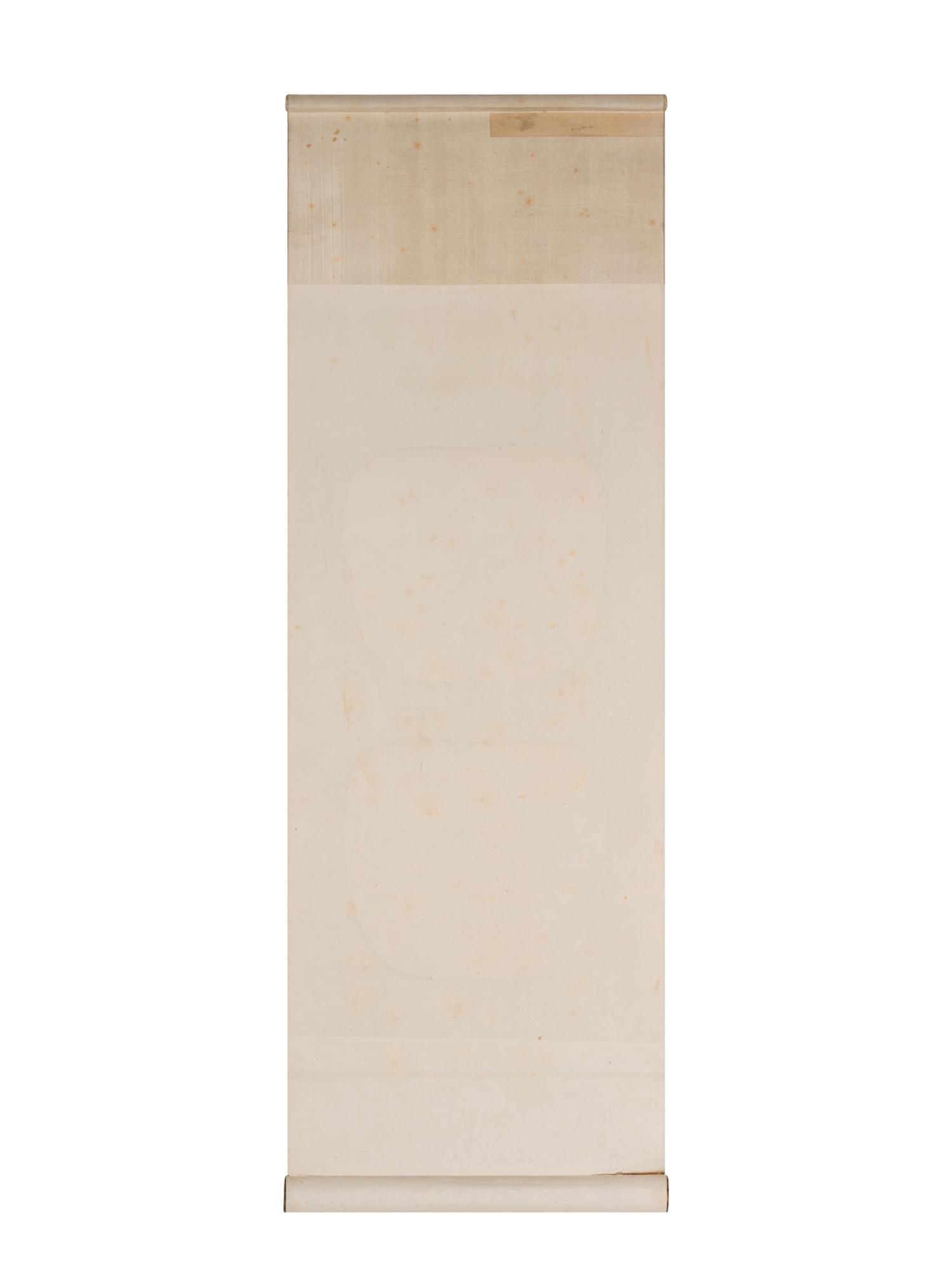 A Chinese Canton Style Embroidered 'Landscape' Hanging Scroll by Pan Qiuyun, 19th Century 清晚期 潘秋雲款粵繡王翬筆意山水軸
