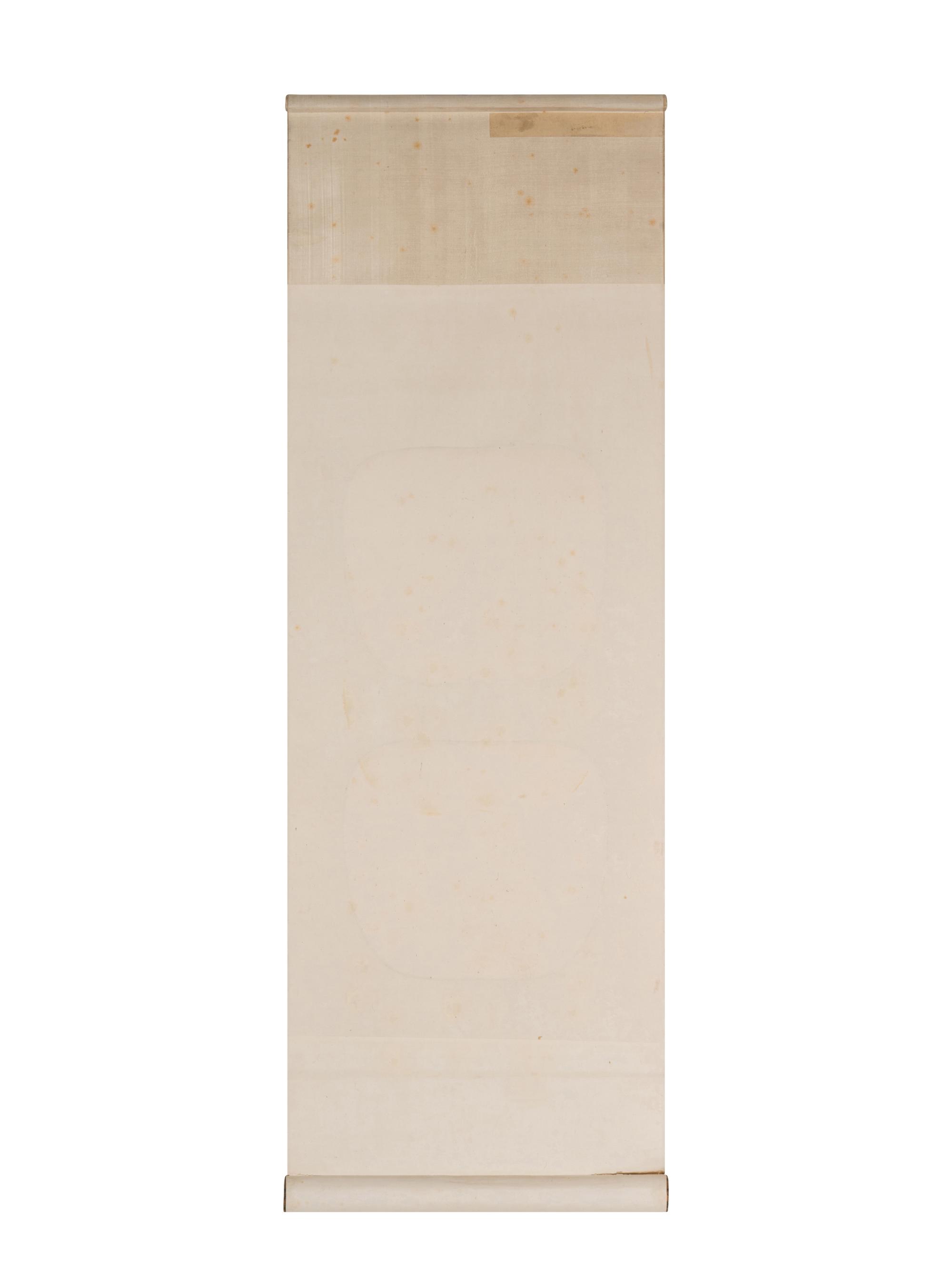 A Chinese Canton Style Embroidered 'Landscape' Hanging Scroll by Pan Qiuyun, 19th Century 清晚期 潘秋雲款粵繡王翬筆意山水軸