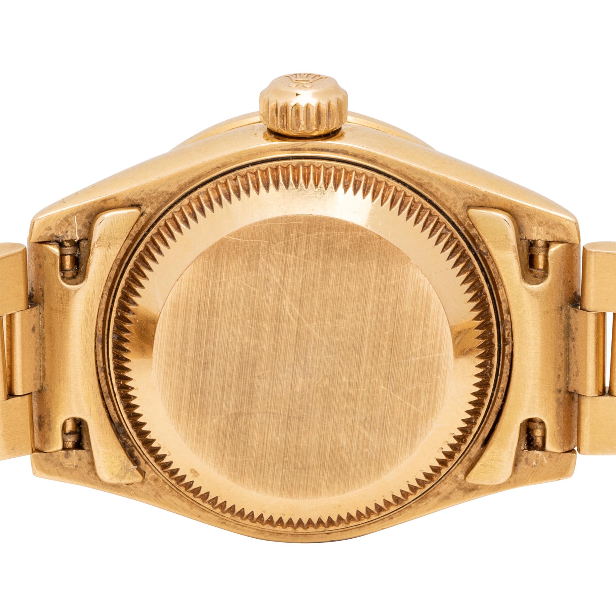 ROLEX, REF. 79153 18K YELLOW GOLD AND DIAMOND 'LADY DATEJUST' WATCH