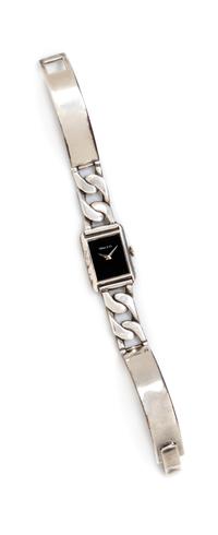 A Silver Wristwatch, Tiffany & Co., 36.40 dwts.