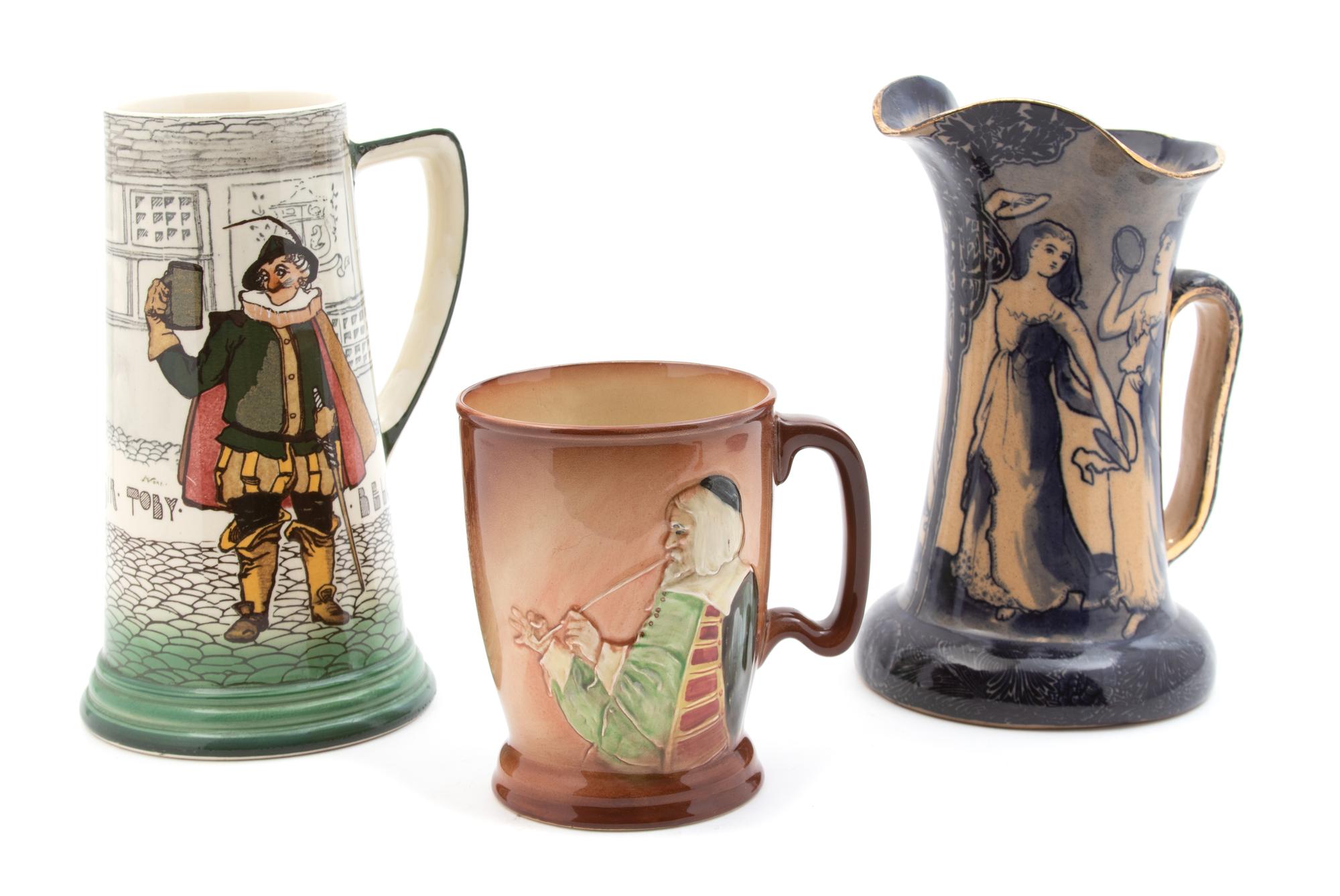 Three Royal Doulton Ceramic Articles