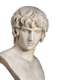 A Continental Marble Bust of Antinous