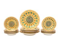 A Group of Russian Porcelain Plates from the Kremlin Service