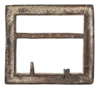 [CIVIL WAR]. Confederate enlisted man's frame buckle found at Fredericksburg, Virginia.
