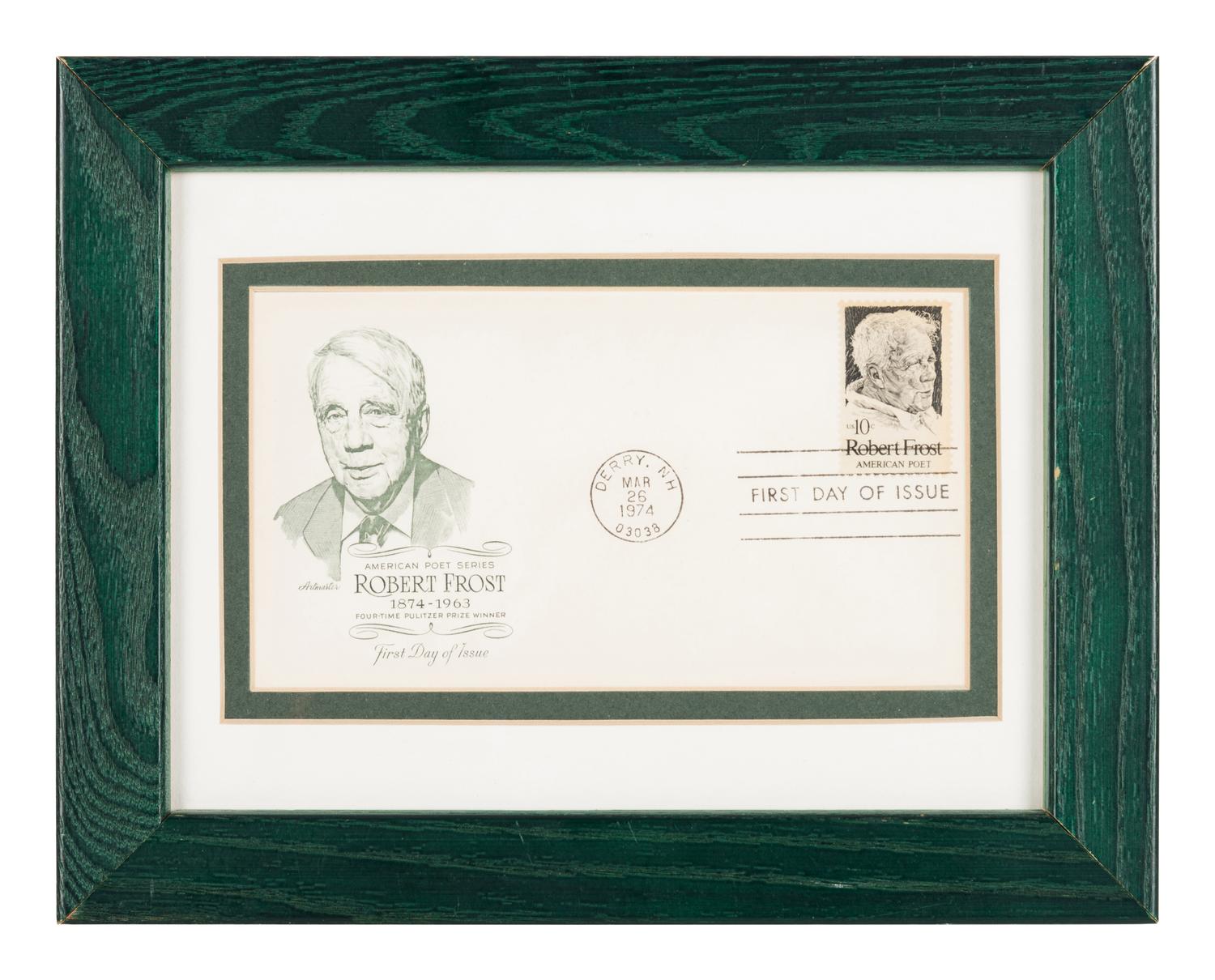 [FROST, Robert (1874-1963)] -- A group of 5 prints and posters related to Robert FROST, comprising: