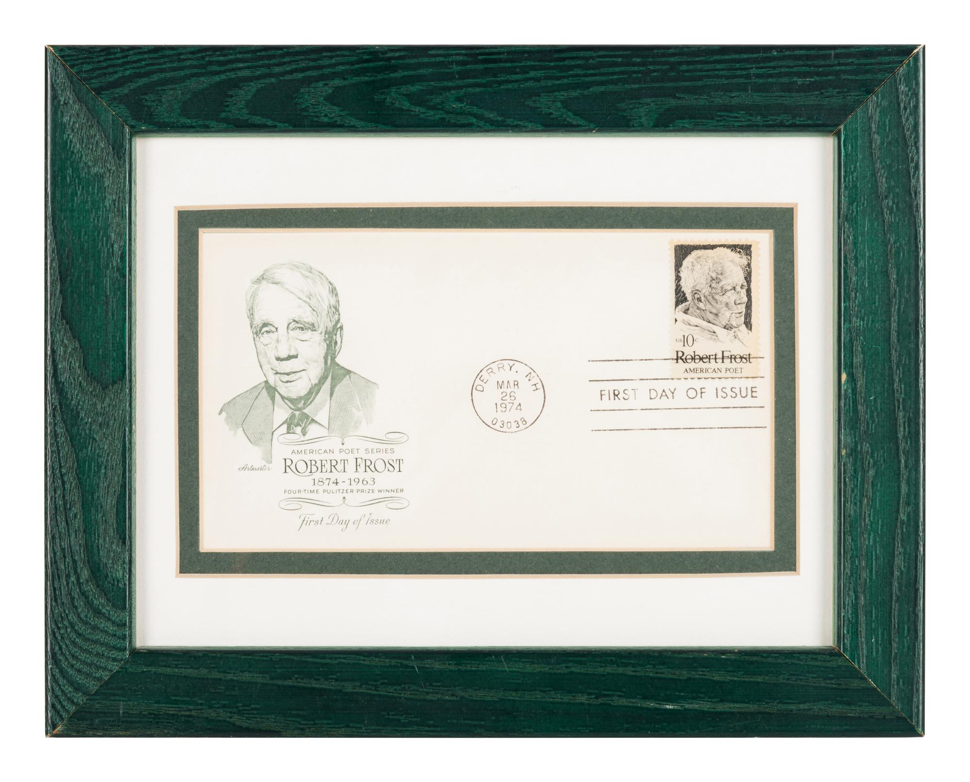 [FROST, Robert (1874-1963)] -- A group of 5 prints and posters related to Robert FROST, comprising: