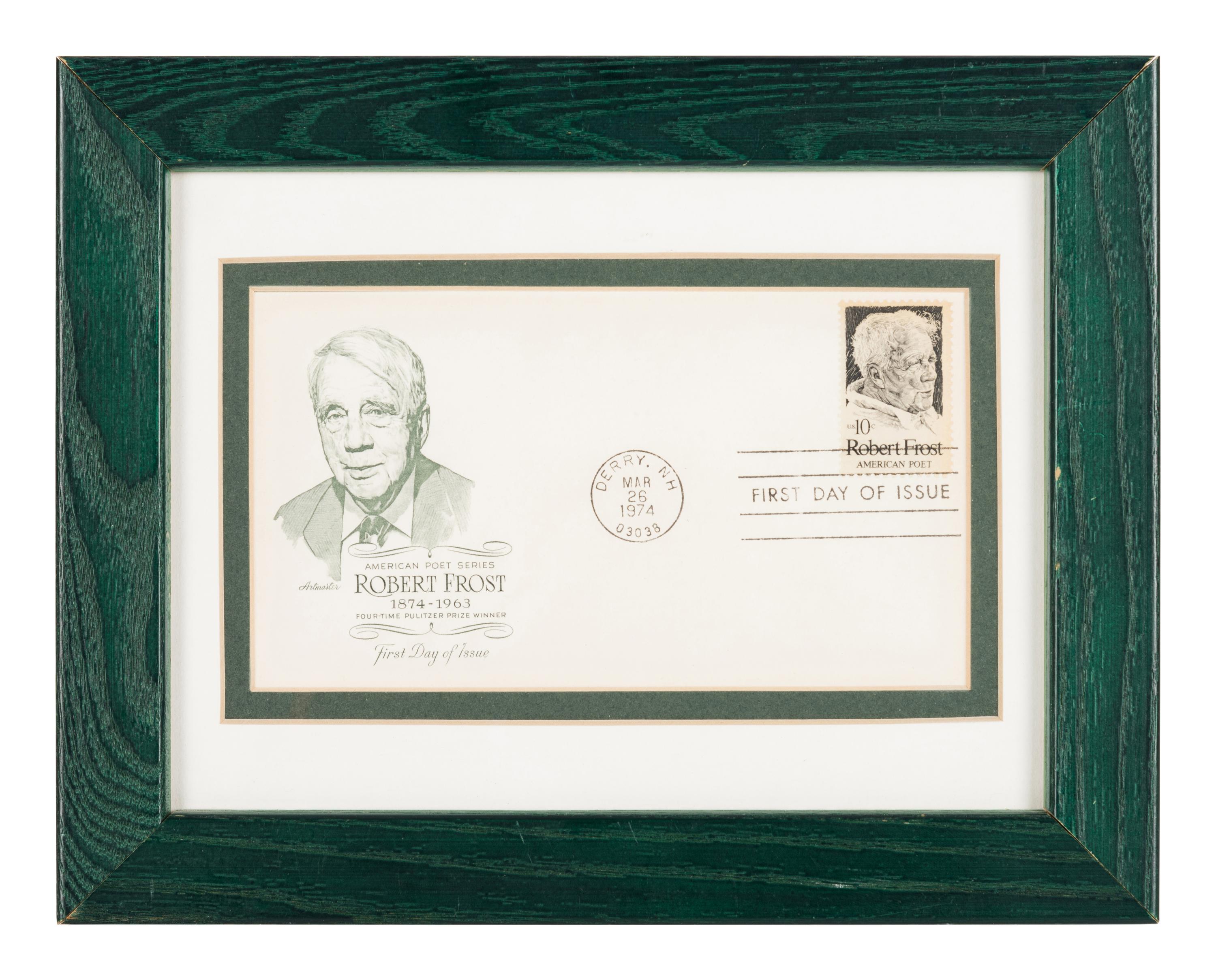 [FROST, Robert (1874-1963)] -- A group of 5 prints and posters related to Robert FROST, comprising: