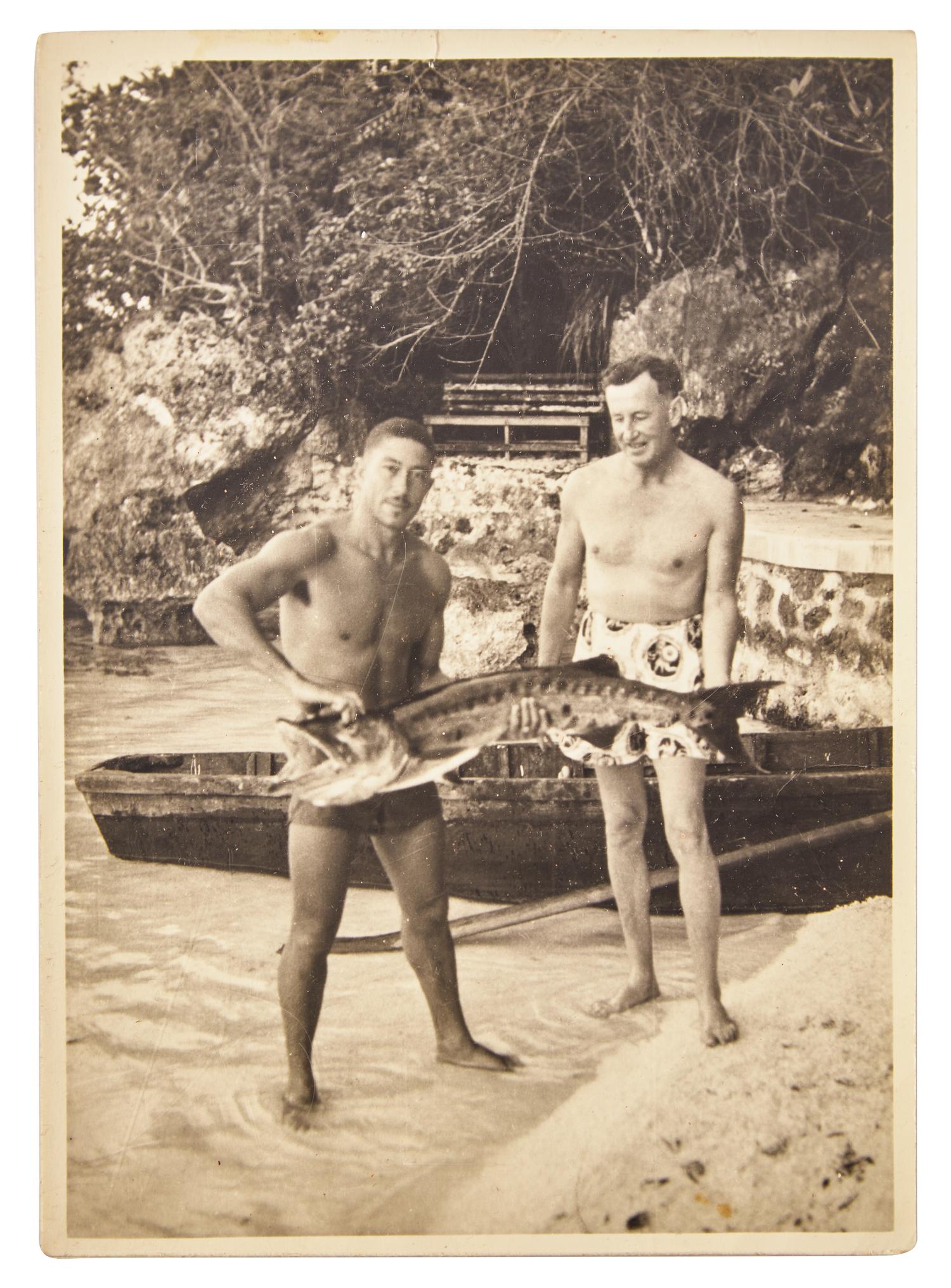 [Literature] [Fleming, Ian] Group of 2 Unpublished Photographs, and 6 First Editions