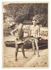 [Literature] [Fleming, Ian] Group of 2 Unpublished Photographs, and 6 First Editions