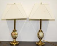 A Pair of Frederick Cooper Lamps Height overall 36 1/2 inches. — 20TH CENTURY