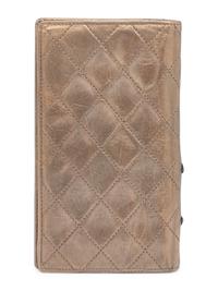 Chanel, Bronze Leather Cambon Wallet