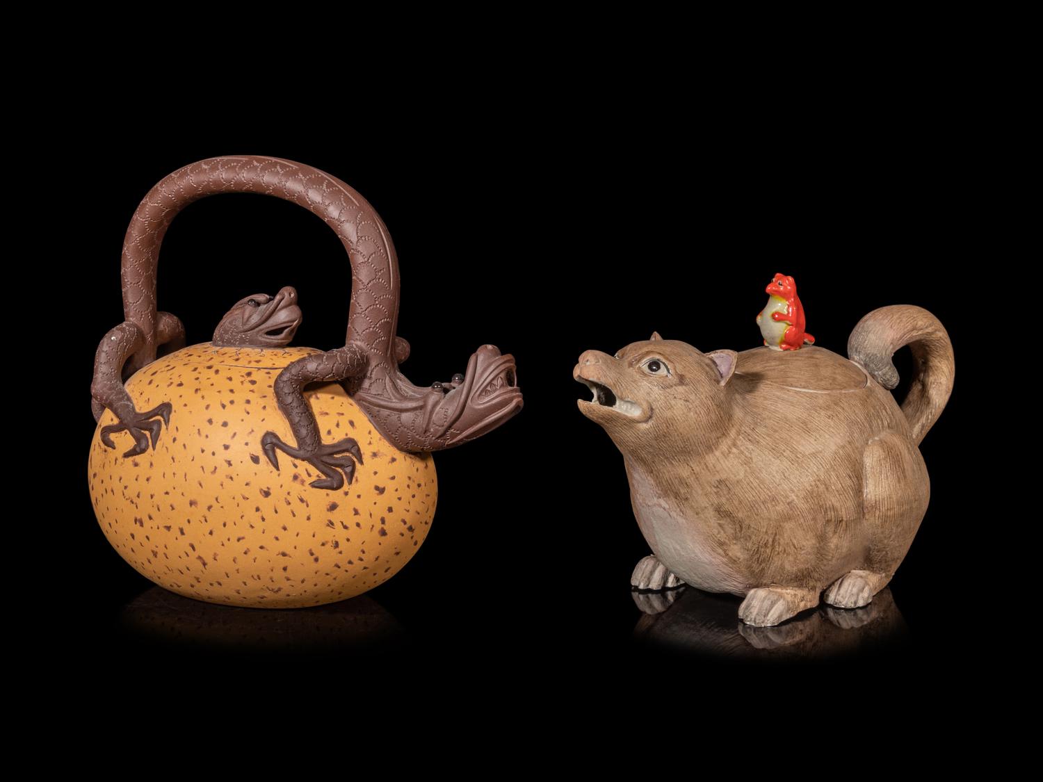 Nine Chinese Pottery Tea Articles