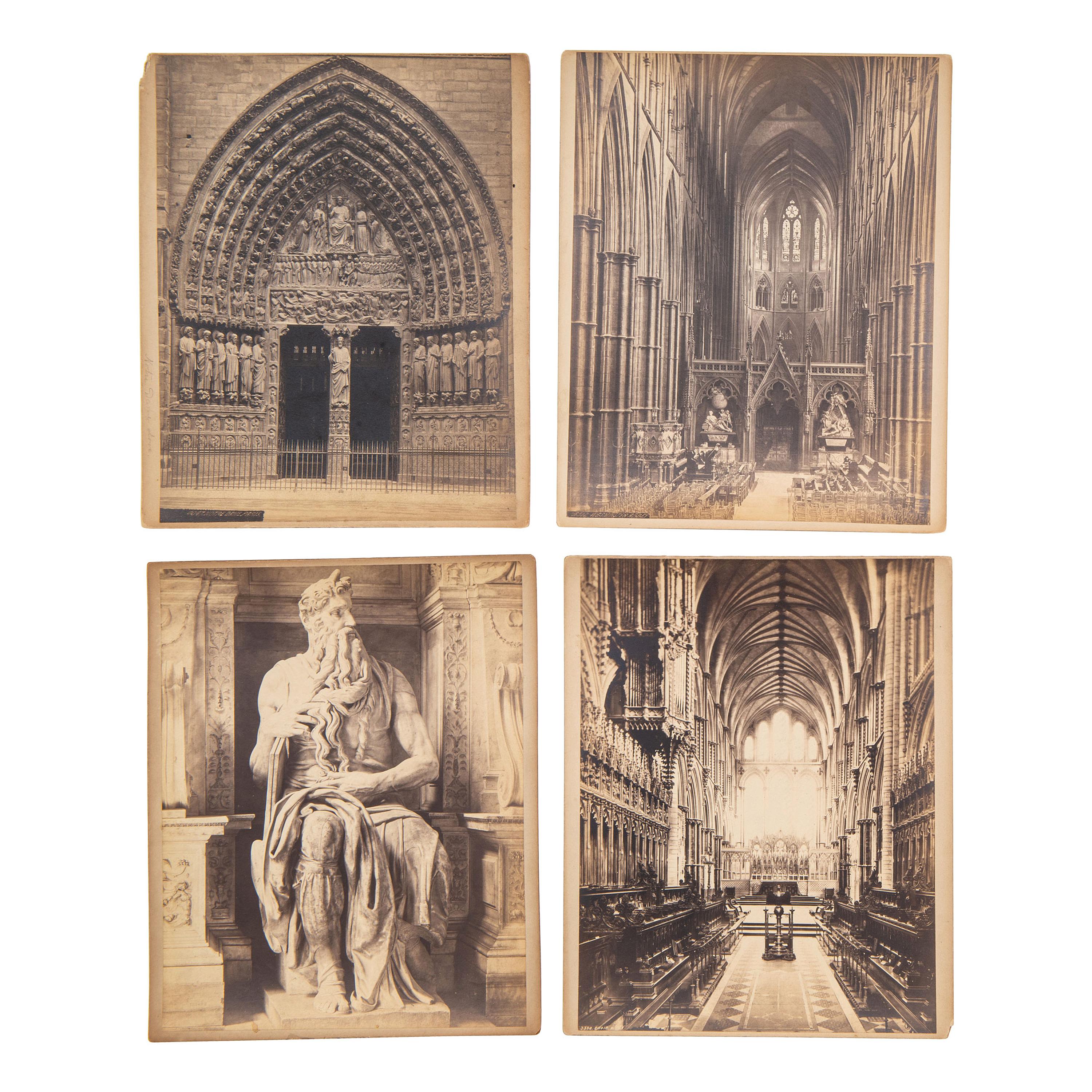 [EARLY PHOTOGRAPHY]. A group of 21 European travel photographs, including: