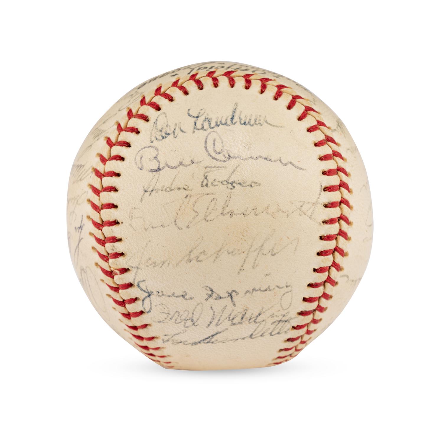 A 1964 Chicago Cubs Team Signed Autograph Baseball