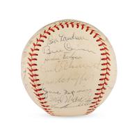 A 1964 Chicago Cubs Team Signed Autograph Baseball