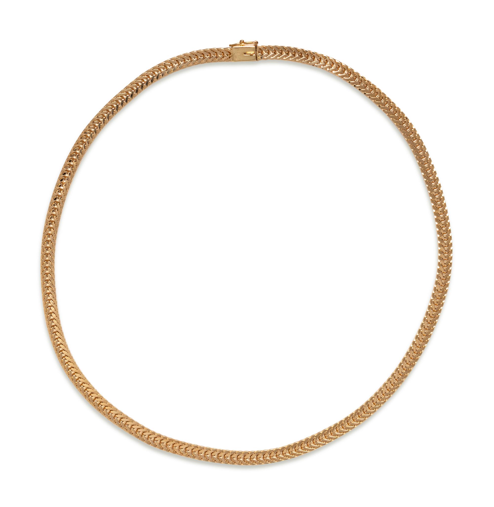 YELLOW GOLD NECKLACE