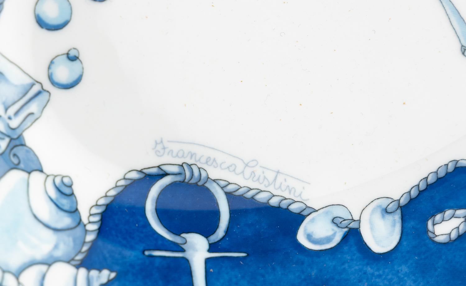Four Richard Ginori Porcelain Serving Articles